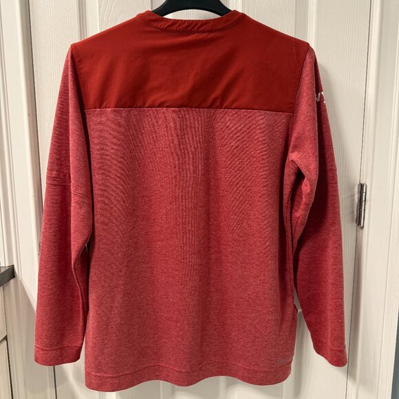 Nike Harvard IVY League Red 1/2 Zip Long Sleeve Team Top Size Medium - Picture 6 of 10